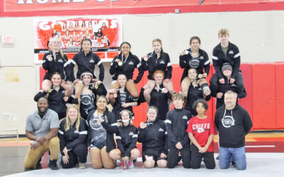 Lady Cougars wrestling takes first place in Burke/Gregory Tournament